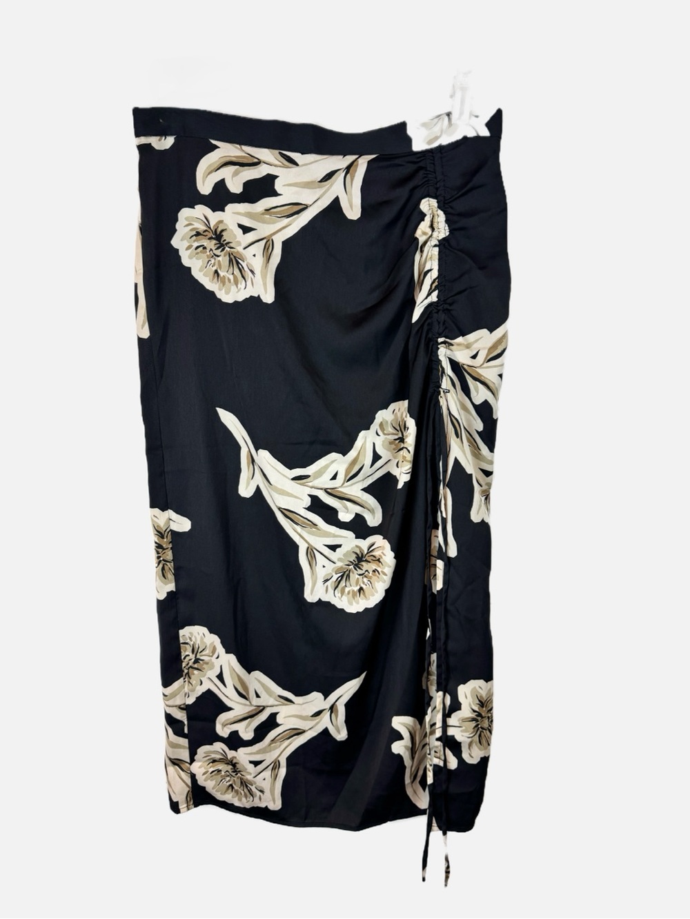 Banana Republic Factory | Black Floral Midi Skirt, 6 NWT